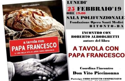 Presentazione Libro 'A tavola con Papa Francesco'