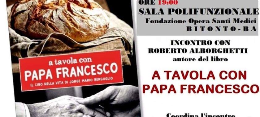 Presentazione Libro 'A tavola con Papa Francesco'